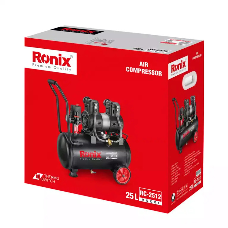 کمپرسور هوا رونیکس مدل RC2512 بدون روغن سایلنت