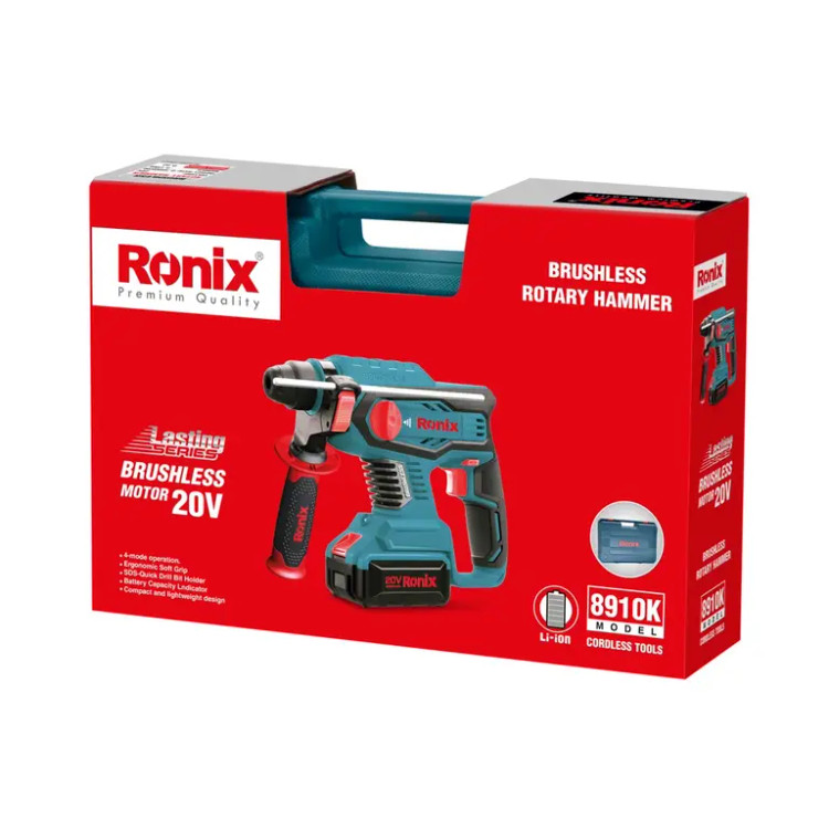 کیت بتن کن شارژی رونیکس مدل 8910K